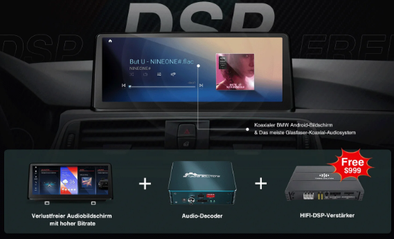 Begrenztes Angebot: Kostenloser DSP-Verstärker im Wert von 999 $ mit BMW Android Auto Touchscreen!