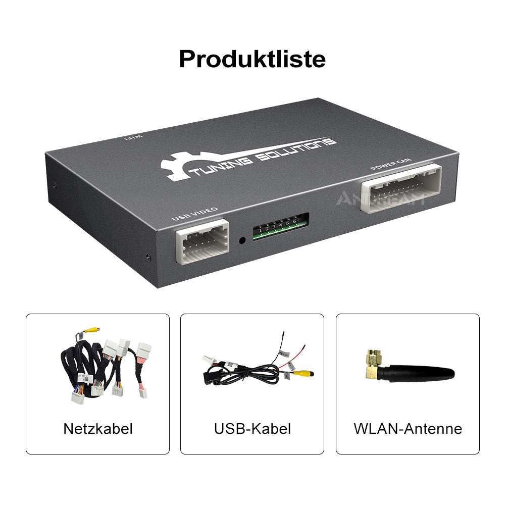 Kabelloses CarPlay für TOYOTA Touch 2 2014-2019 Highlander Tundra CHR RAV4 Tacoma Land Cruiser Prado Auris Avalon Android Auto - Ewaying DEUTSCHLAND