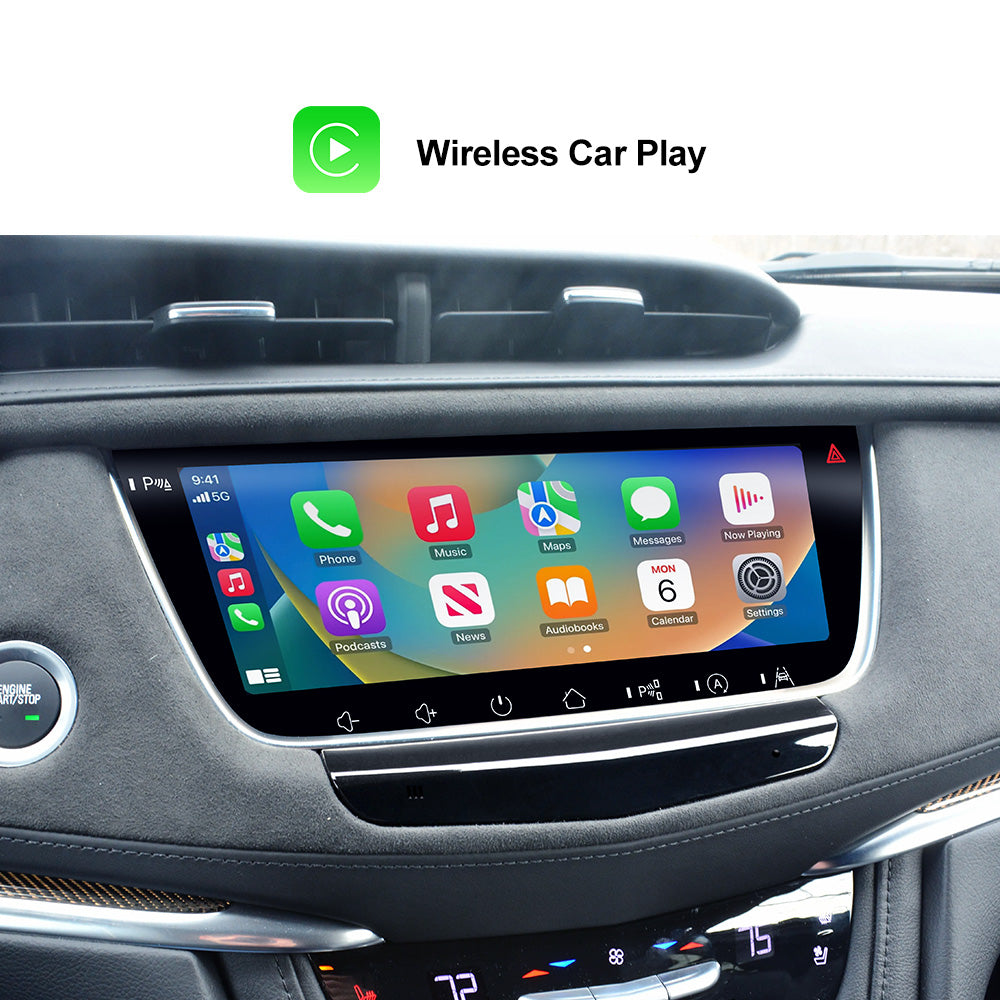 10.25" Touch Schirm GPS Navigation Autoradio Multimedia Station Android 12 Wireless Carplay Android Auto für Cadillac XT5 XT6 2016-2023 - Ewaying DEUTSCHLAND