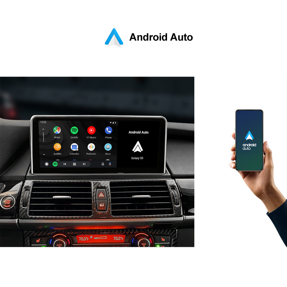10,25 "kabelloses Apple CarPlay + Android Auto für BMW X5 X6 E70 E71 E72 CCC / CIC GPS-Navigation Head Unit - Ewaying DEUTSCHLAND