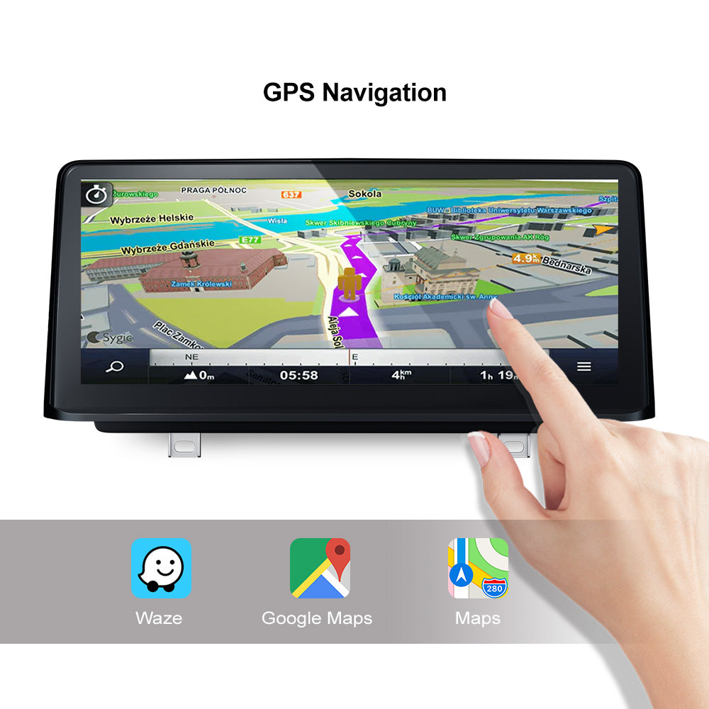 10.25" Touch Schirm GPS Navigation Autoradio Multimedia Station Android 12 Octa-Core 8G+128G für BMW 3er/4er F30 F31  F32 F33 F34 F36 - Ewaying DEUTSCHLAND