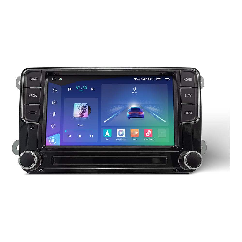 Android 13 8-Core Wireless CarPlay Bildschirm 7 Zoll Bildschirm Geeignet für Volkswagen POLO Golf Passat West Leon Skoda Jetta TIGUAN TOURAN Multimedia GPS