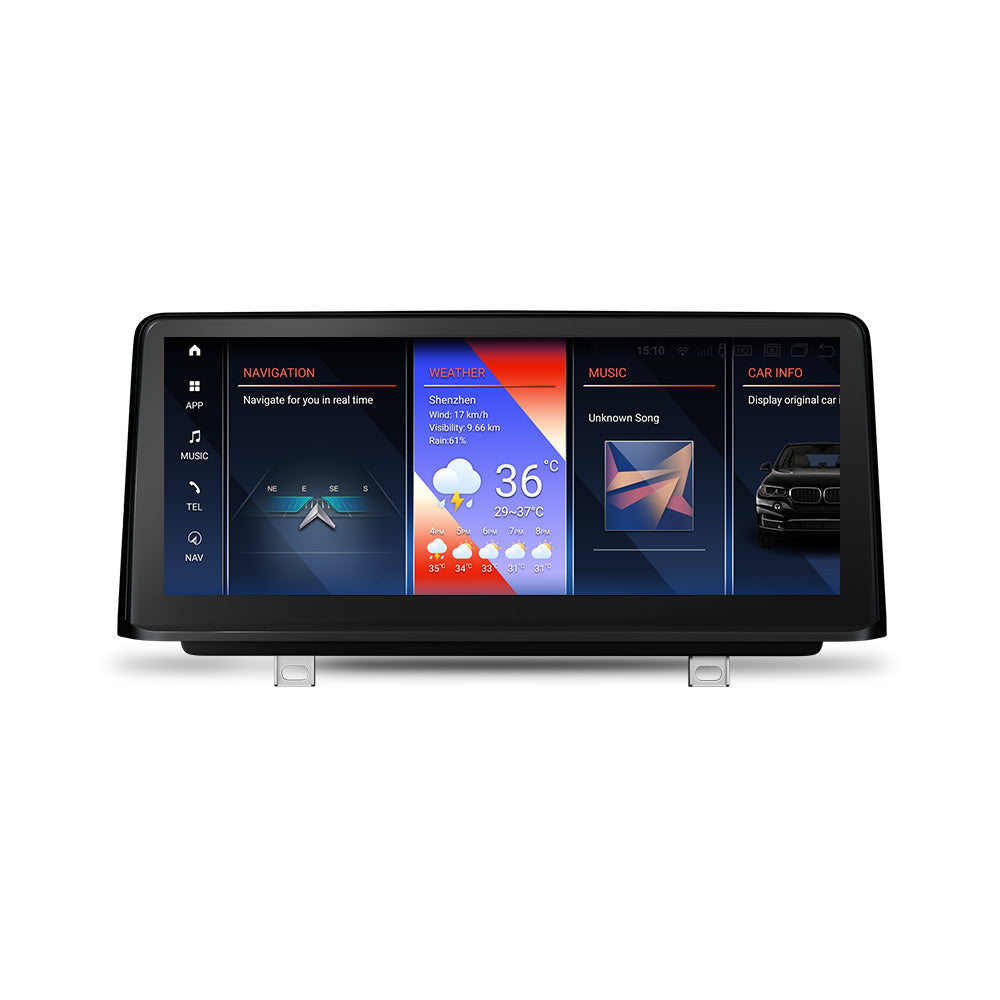 10.25" Touch Schirm GPS Navigation Autoradio Multimedia Station Android 12 Octa-Core 8G+128G für BMW 3er/4er F30 F31  F32 F33 F34 F36 - Ewaying DEUTSCHLAND