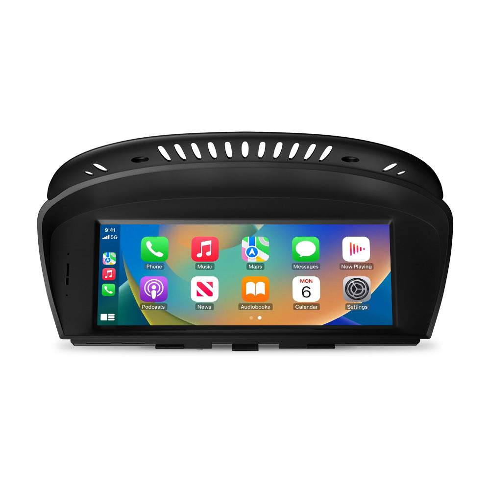8,8 "drahtlose Apple CarPlay + Android Auto GPS Navigation Head Unit für BMW Serie 3 5 E60 E61 E63 E64 M6 E90 E91 E92 E93 M3.
