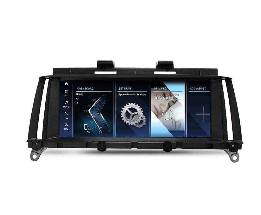 8.8" Touch Schirm GPS Navigation Autoradio Multimedia Station Android 13 Qualcomm 8 core 8G+128G  für BMW X3 X4 F25 F26.