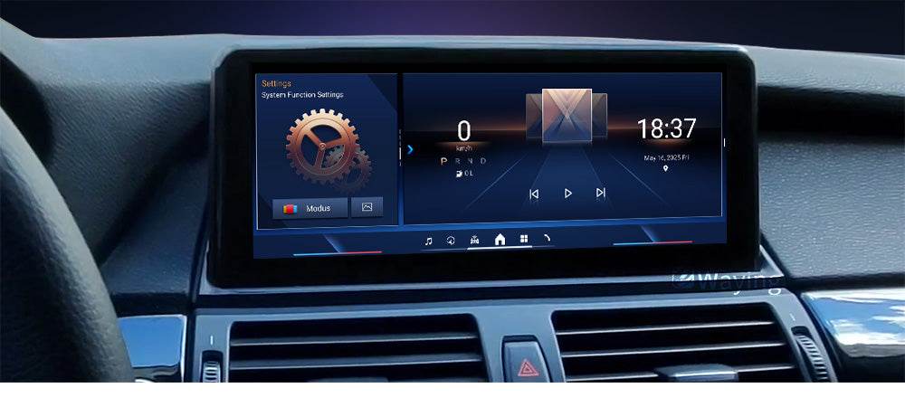 10.25" Touch Schirm GPS Navigation Autoradio Multimedia Station Android 14 Octa-Core 8G+128G für BMW X5/X6 E70 E71 E72