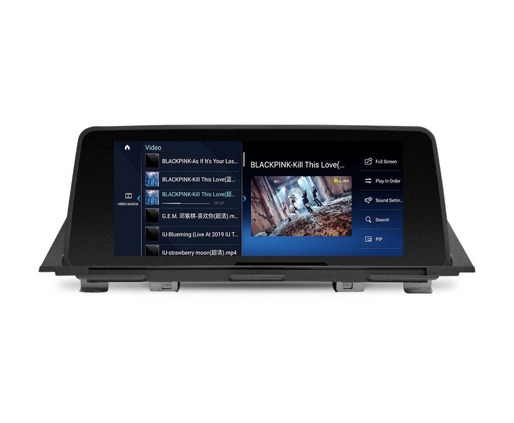 10,25 "Autoradio Multimedia Android 13 Qualcomm 8-Kern vertikaler Bildschirm für BMW 5er F10 F11 F18 2010-2016 CIC NBT 4G Wifi.
