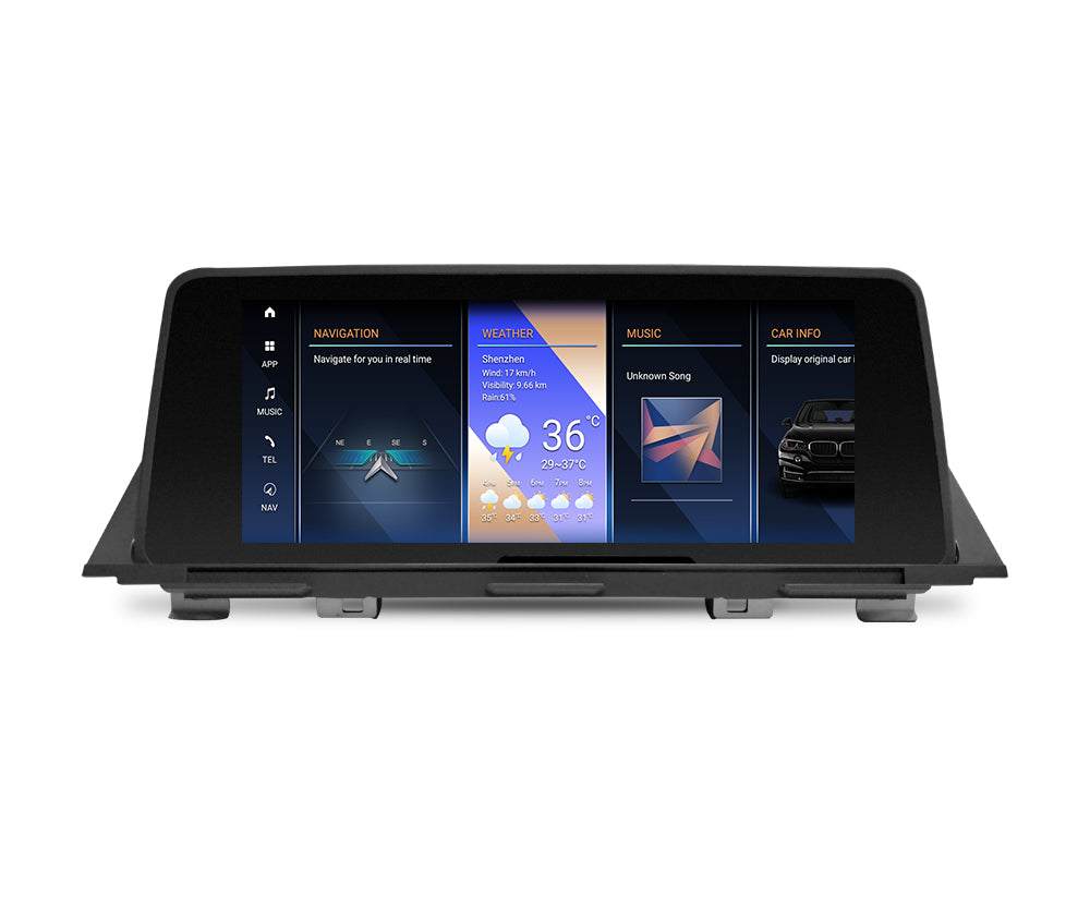10,25 "Autoradio Multimedia Android 13 Qualcomm 8-Kern vertikaler Bildschirm für BMW 5er F10 F11 F18 2010-2016 CIC NBT 4G Wifi.