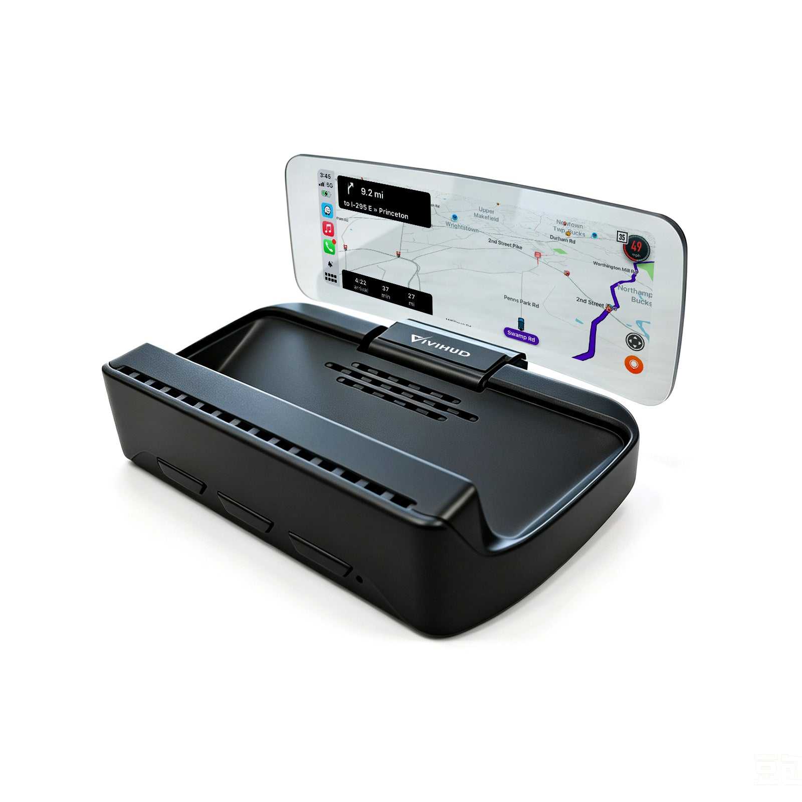 VIVIHUD V3 SE Head-up Display Kabelloses CarPlay Und Android Auto Hochauflösende Projektionsnavigation Bluetooth Musiksteuerung