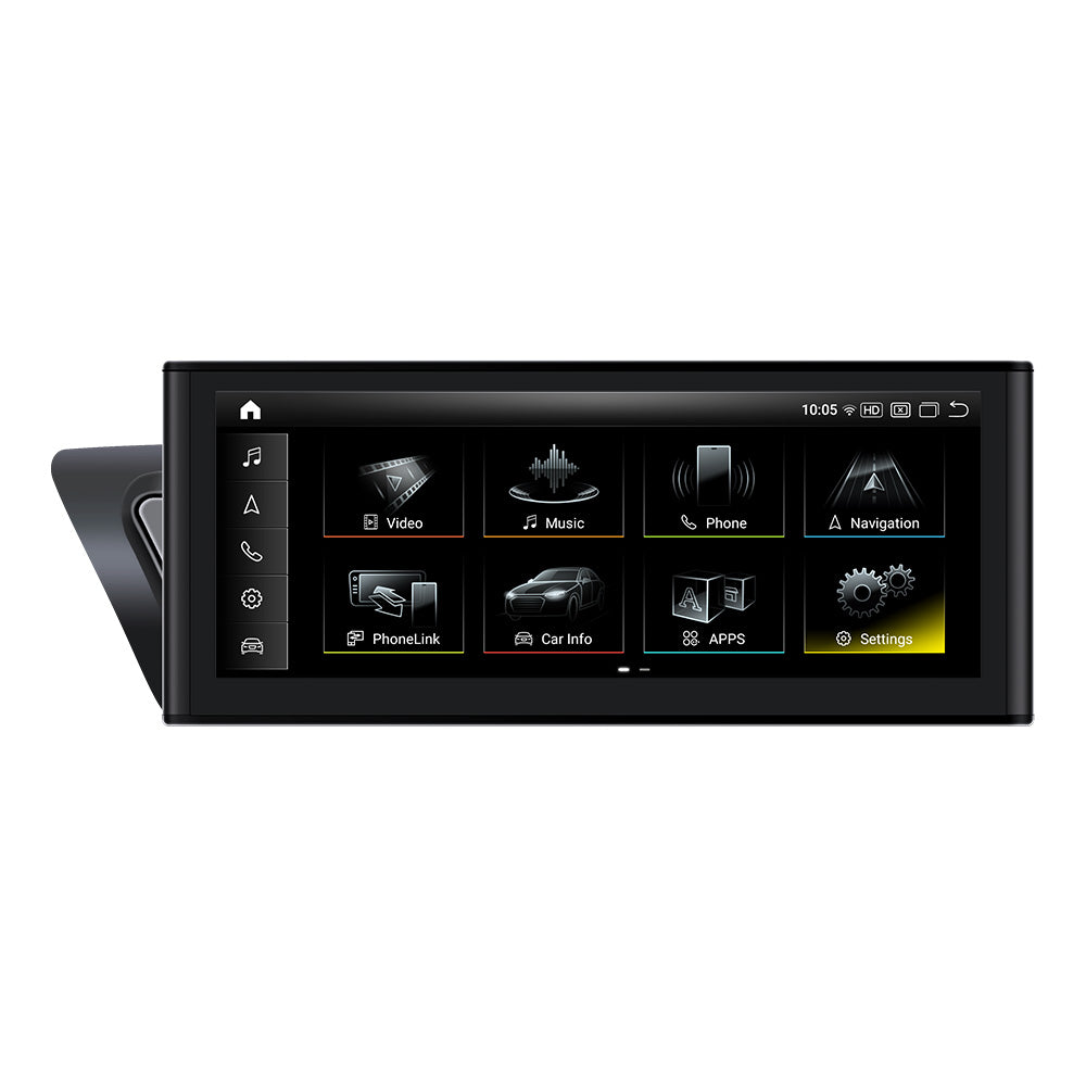 10,25'' 12,3'' Touchscreen Carplay Android Auto Interface Für Audi A3 A4 A5 Q3 Q5 Q7 Android 13,0 8 + 128GB GPS Auto Multimedia Player Navigation - Ewaying DEUTSCHLAND