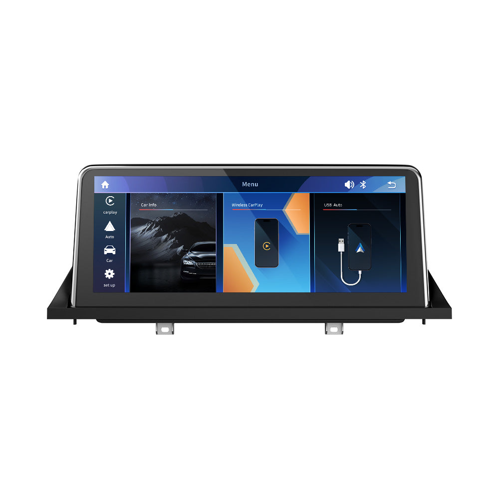 10,25 "kabelloses Apple CarPlay + Android Auto für BMW X5 X6 E70 E71 E72 CCC / CIC GPS-Navigation Head Unit - Ewaying DEUTSCHLAND