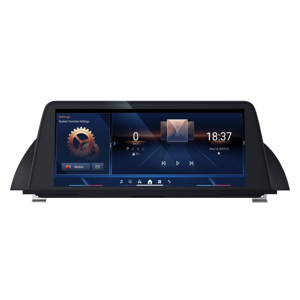 10,25 "Autoradio Multimedia Android 14 Qualcomm 8-Kern vertikaler Bildschirm für BMW 5er F10 F11 F18 2010-2016 CIC NBT 4G Wifi