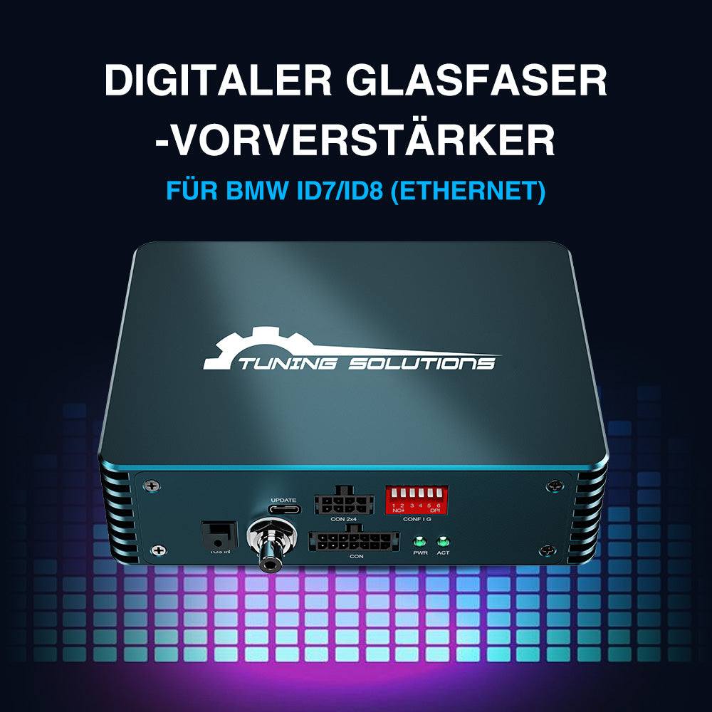 Glasfaserverstärker VORVERSTÄRKER Audio Upgrade Schnittstelle passend für BMW MOST 25 Modelle vor 2020 und BMW ID7 ID8 Stereo-Sound-Tuning