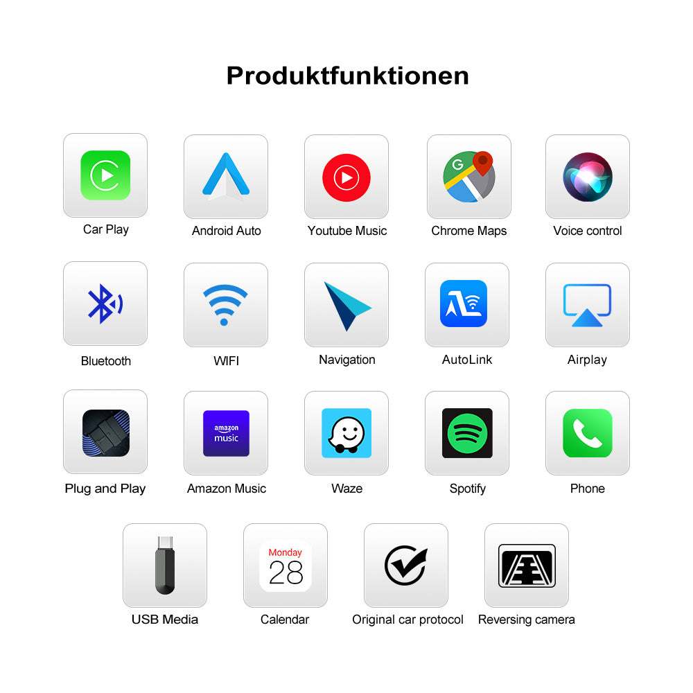 Drahtlose Apple CarPlay Box für Peugeot 2008 2008 508 DS5 2013-2017 mit SMEG System Original Screen Upgrade.