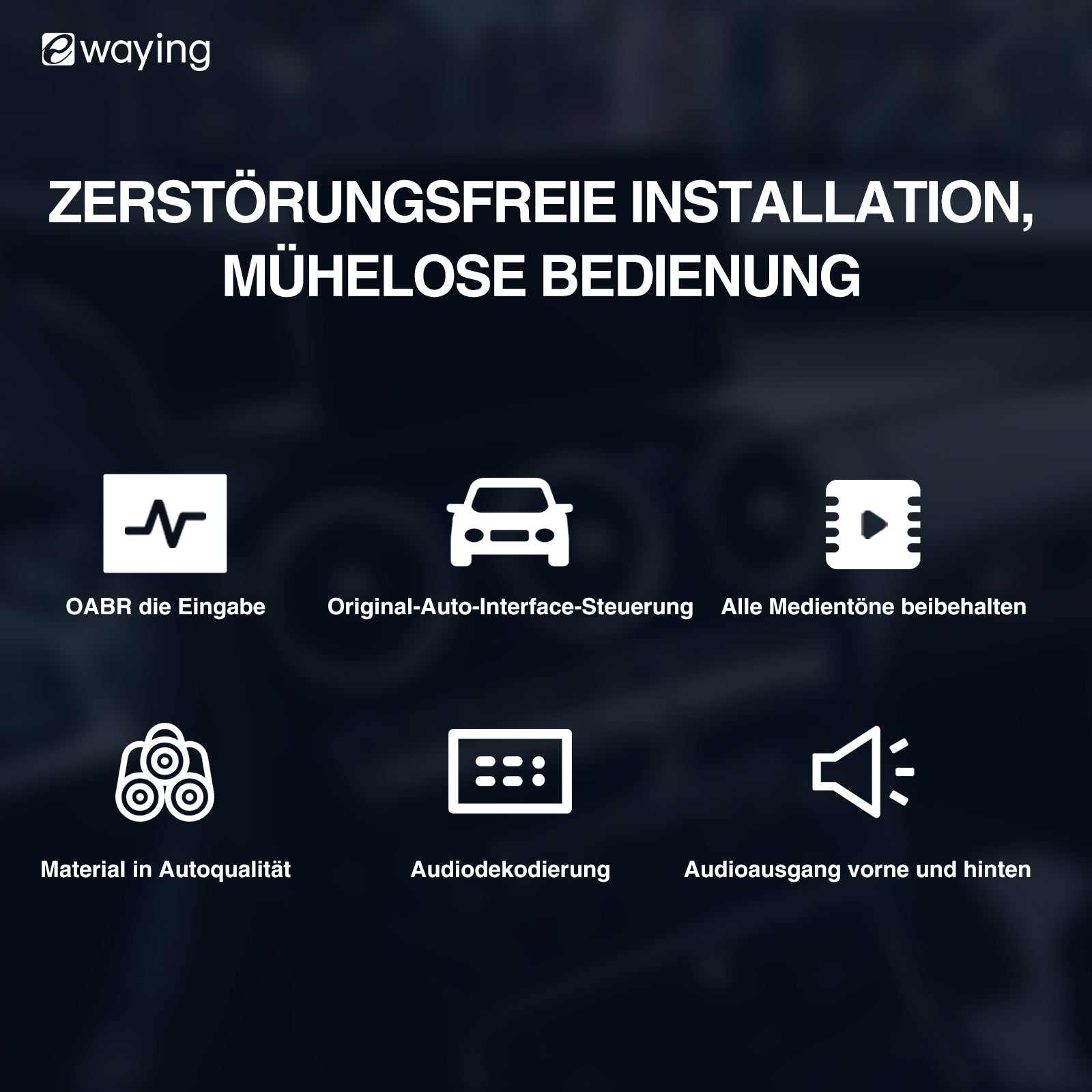 Glasfaser-Vorverstärker-Audio-Upgrade-Schnittstelle für Mercedes-Benz 2013–2019 mit MOST25 MOST150 und Mercedes-Benz 2020 und später mit EMOST