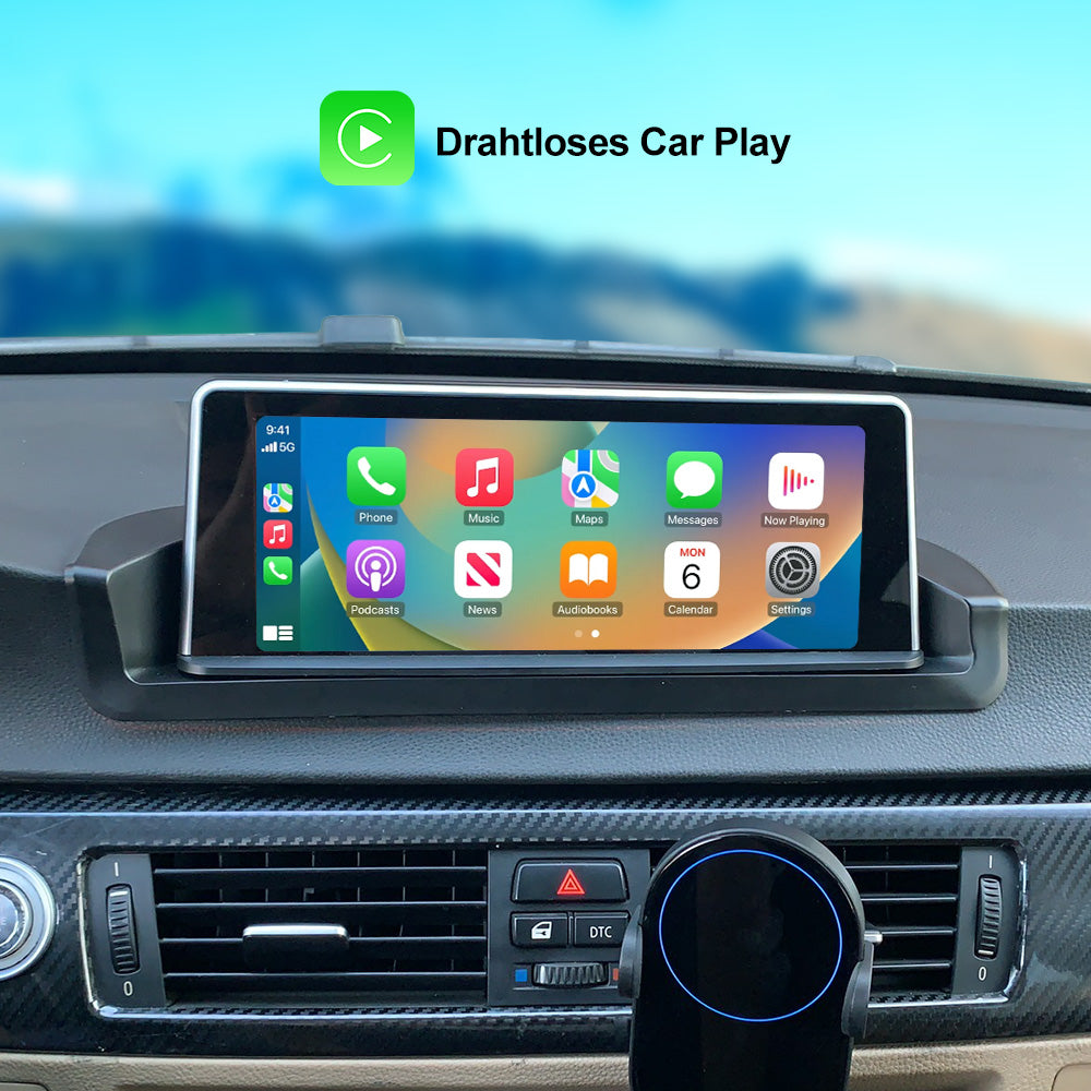 Drahtloses CarPlay für BMW 3er E90 E91 E92 E93 Android Auto 8,8-Zoll-I