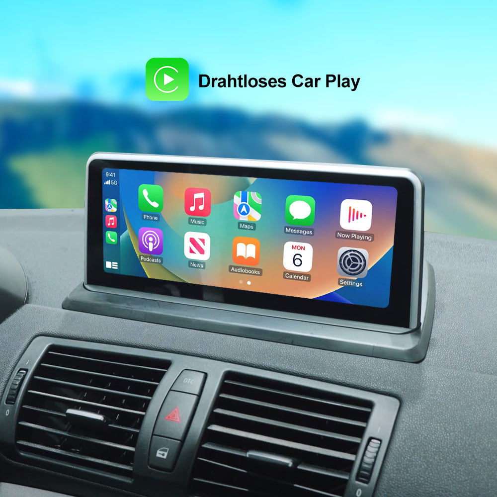 10,25 Wireless Apple CarPlay Android Auto Car Multimedia für BMW Series1  E87 E88 E81 E82 2005-2014 IPS Touch Head unit