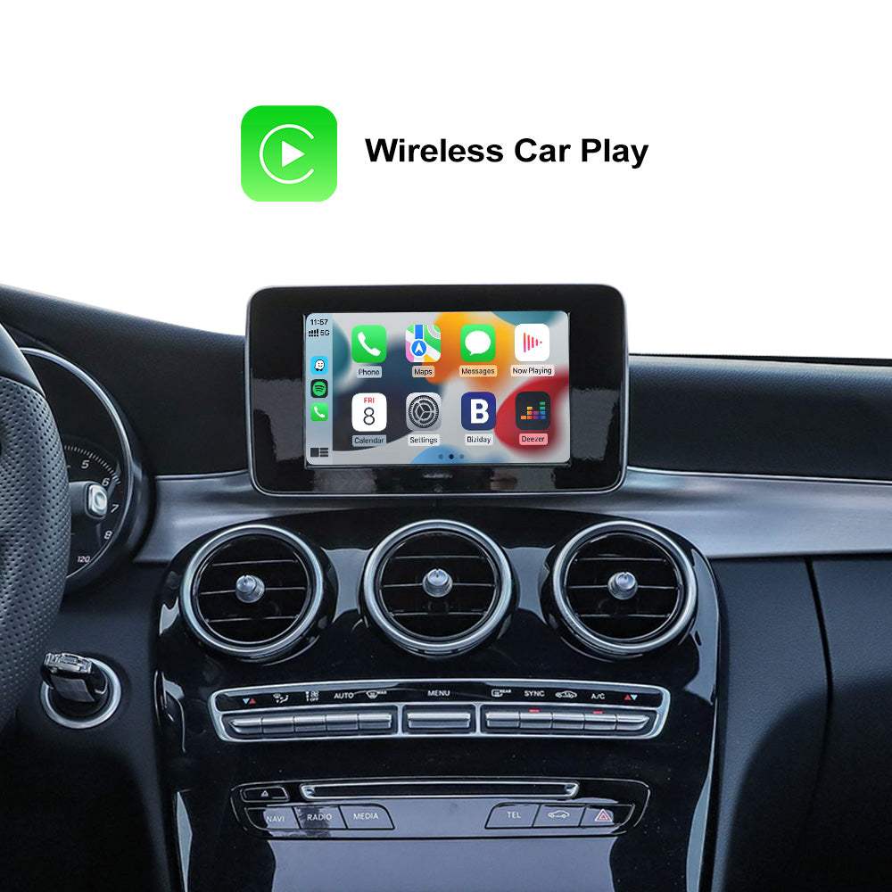 Drahtlose Carplay Android Auto Nachrüst Box für Mercedes Benz NTG4.5 NTG5.0 2013-2017.