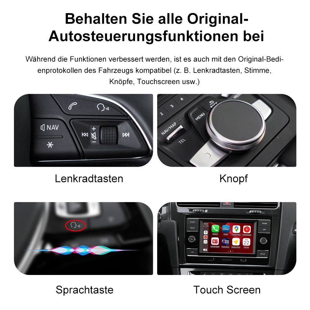 CarPlay Ai Box Android 13 Plus QCM6125 8-core Wireless Android Auto Apple CarPlay Netflix TV Box For OEM Wired CarPlay - Ewaying DEUTSCHLAND