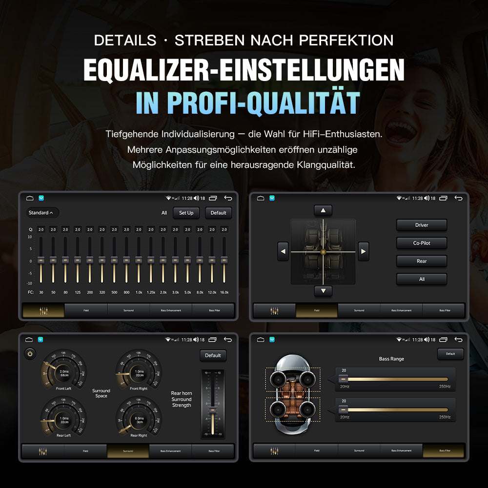 Android 14 Wireless CarPlay Android Auto für BMW E46 325i M3 Limousine Autoradio-Tuning-Player