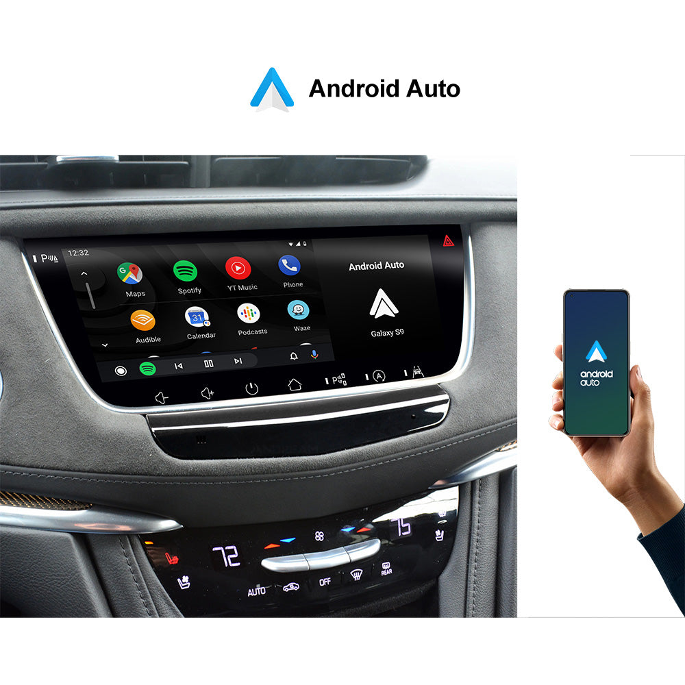 10.25" Touch Schirm GPS Navigation Autoradio Multimedia Station Android 12 Wireless Carplay Android Auto für Cadillac XT5 XT6 2016-2023 - Ewaying DEUTSCHLAND