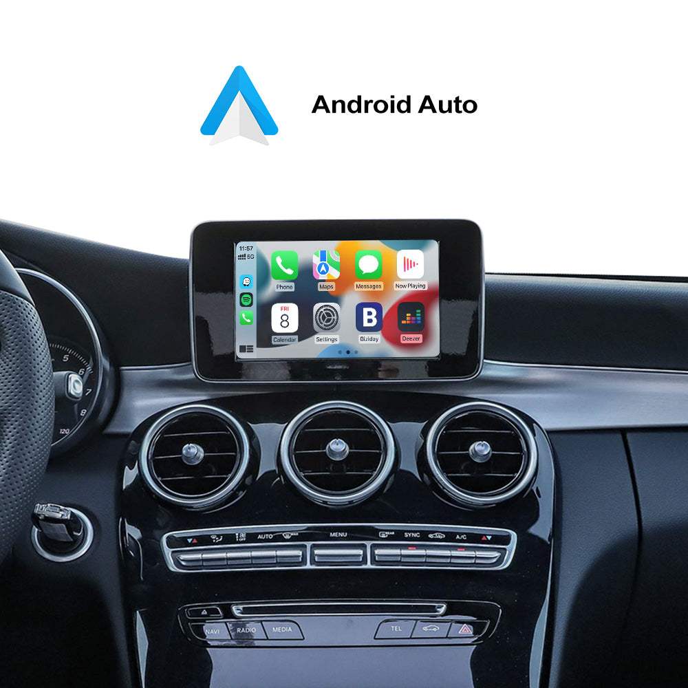 Drahtlose Carplay Android Auto Nachrüst Box für Mercedes Benz NTG4.5 NTG5.0 2013-2017.