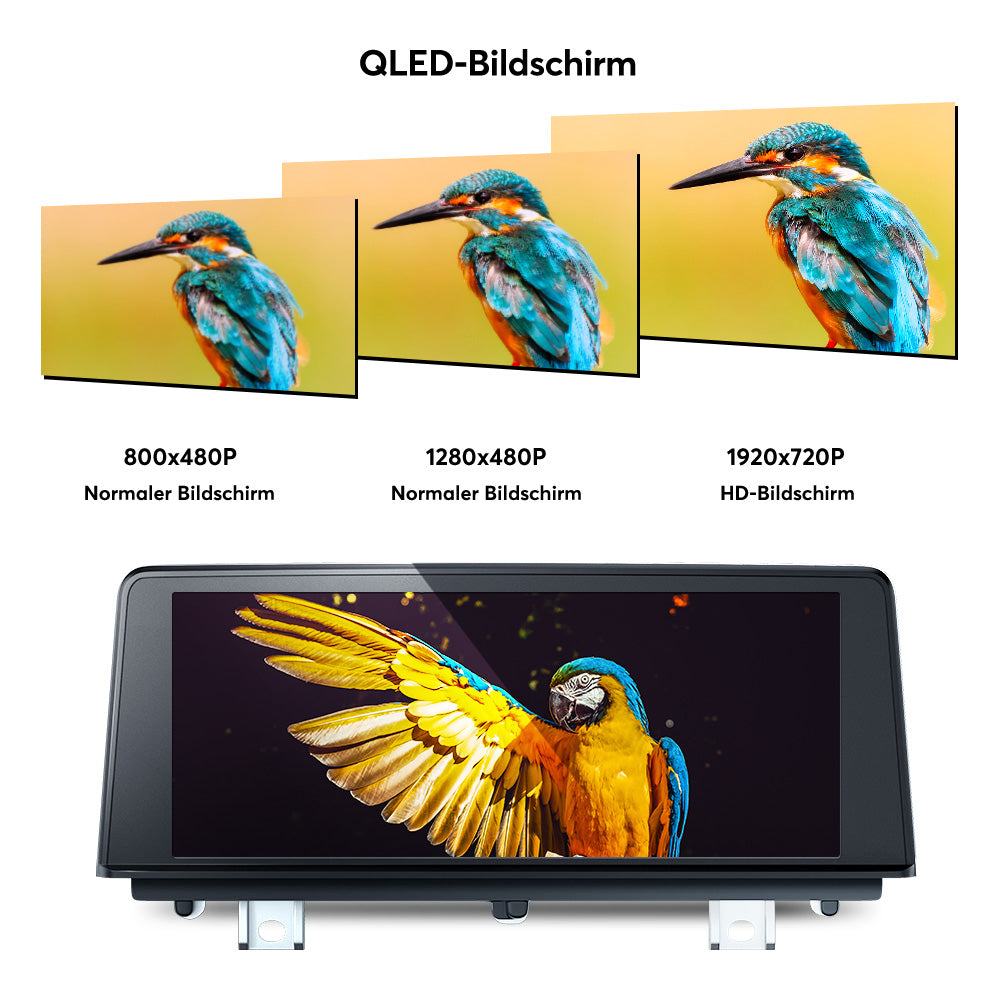 10.25" Touch Schirm GPS Navigation Autoradio Multimedia Station Android 13 Octa-Core 8G+128G für BMW 3er/4er F30 F31  F32 F33 F34 F36.