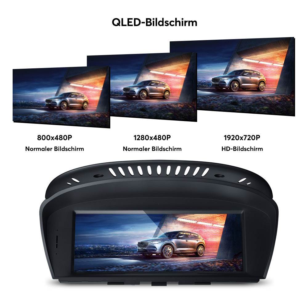 8.8" Touch Schirm GPS Navigation Autoradio Multimedia Station Android 13 Qualcomm Octa-Core 8G+128G für BMW 3er 5er E60 E61 E63 E90 E91 Auto DVD.