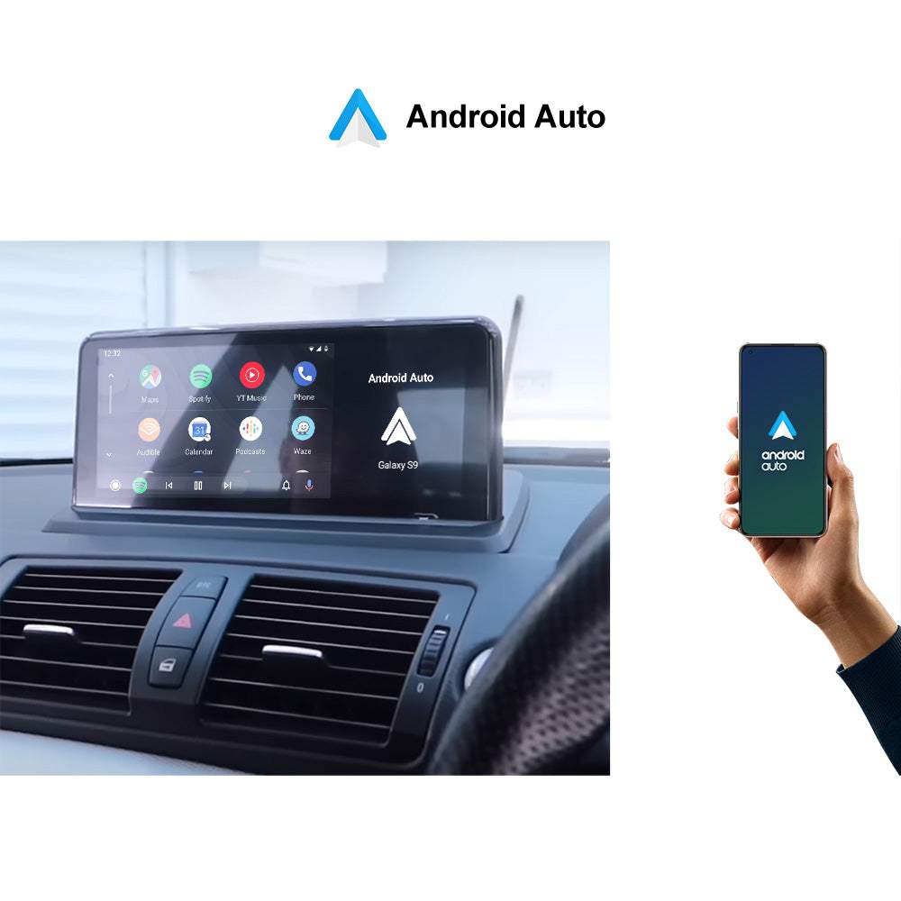 10,25 "Wireless Apple CarPlay Android Auto Car Multimedia für BMW Series1 E87 E88 E81 E82 2005-2014 IPS Touch Head unit.