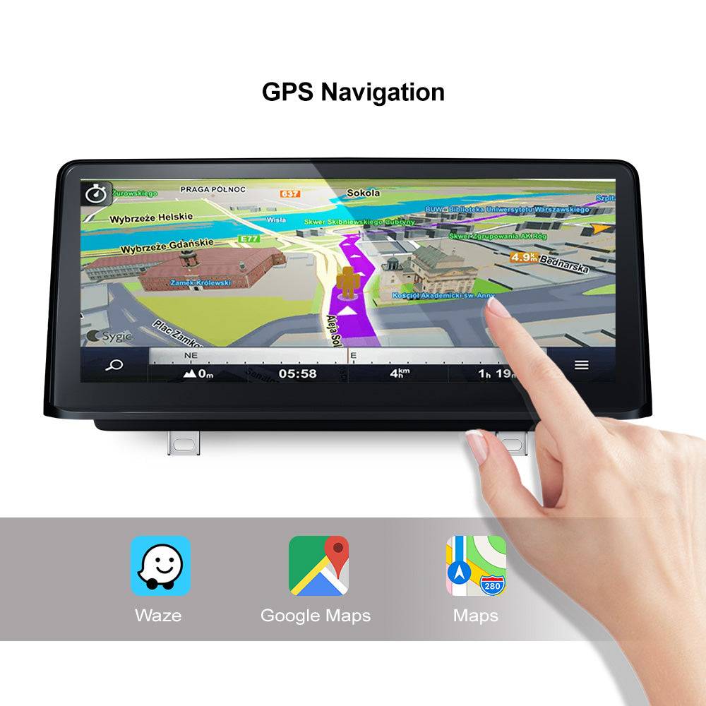 10.25" Touch Schirm GPS Navigation Autoradio Multimedia Station Android 13 Octa-Core 8G+128G für BMW 3er/4er F30 F31  F32 F33 F34 F36.
