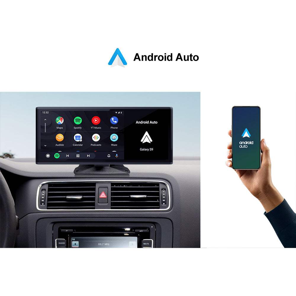Universeller tragbarer 8,9-Zoll-Bildschirm für kabelloses Carplay Android Auto Autoradio-Player Touchscreen - Ewaying DEUTSCHLAND