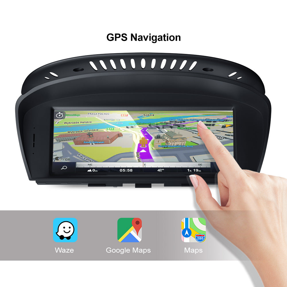 8.8" Touch Schirm GPS Navigation Autoradio Multimedia Station Android 12 Qualcomm Octa-Core 8G+128G für BMW 3er 5er E60 E61 E63 E90 E91 Auto DVD - Ewaying DEUTSCHLAND