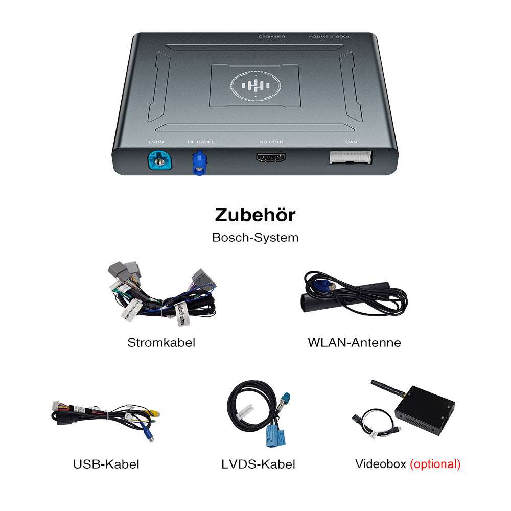 Drahtlose Carplay OEM Adapter Dongle Interface Modul Box Für Land Range Rover Sport Evoque Vogue Discovery 4 Bosch Jaguar XE XF Android Auto