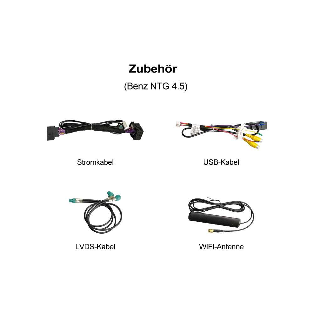Mercedes Benz Drahtlose Carplay Android Auto Nachrüst Box für NTG4.5 NTG5.0 2013-2017 - Ewaying DEUTSCHLAND