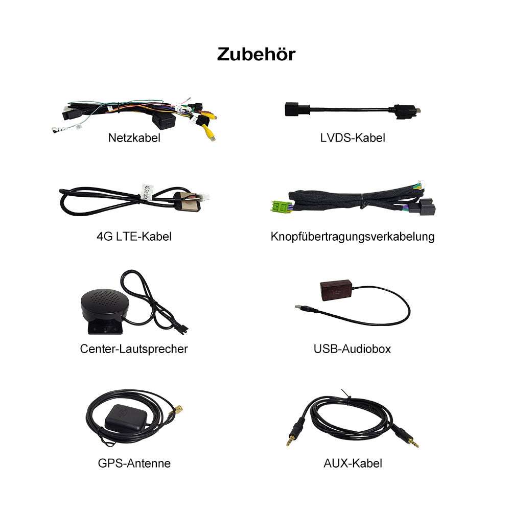 10.25" Touch Schirm GPS Navigation Autoradio Multimedia Station Android 12 Wireless Carplay Android Auto für Cadillac XT5 XT6 2016-2023 - Ewaying DEUTSCHLAND