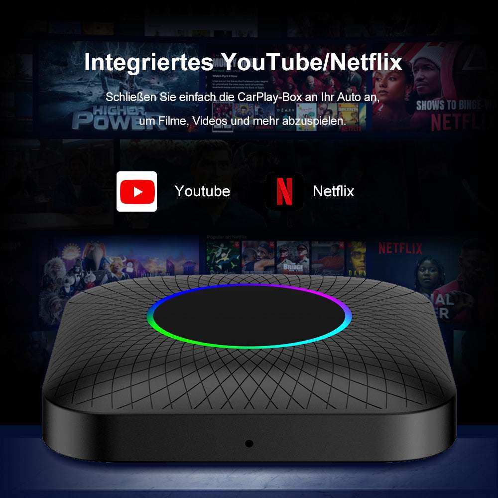 CarPlay Ai Box Android 13 Plus QCM6125 8-core Wireless Android Auto Apple CarPlay Netflix TV Box For OEM Wired CarPlay - Ewaying DEUTSCHLAND