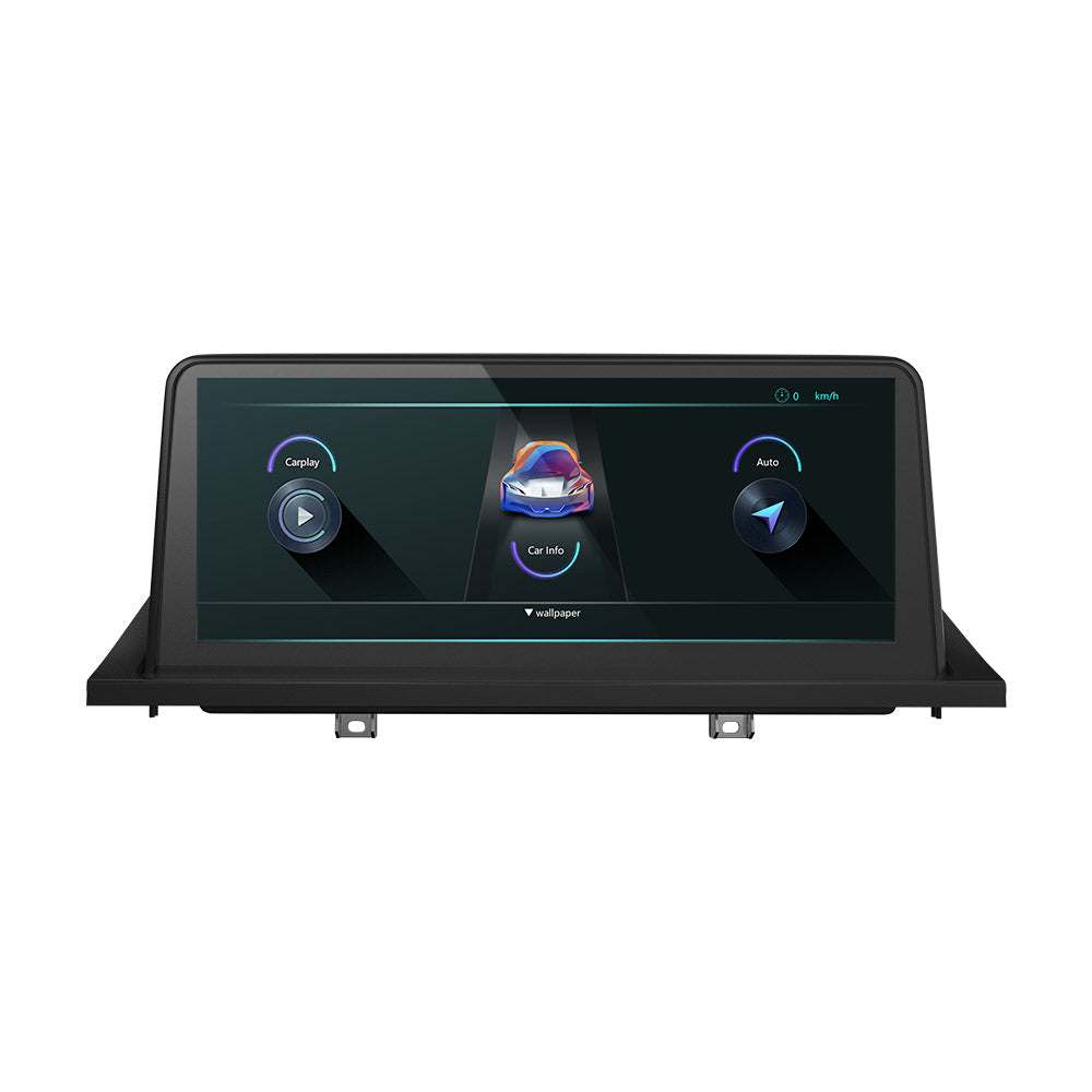 10,25 "kabelloses Apple CarPlay + Android Auto für BMW X5 X6 E70 E71 E72 CCC / CIC GPS-Navigation Head Unit