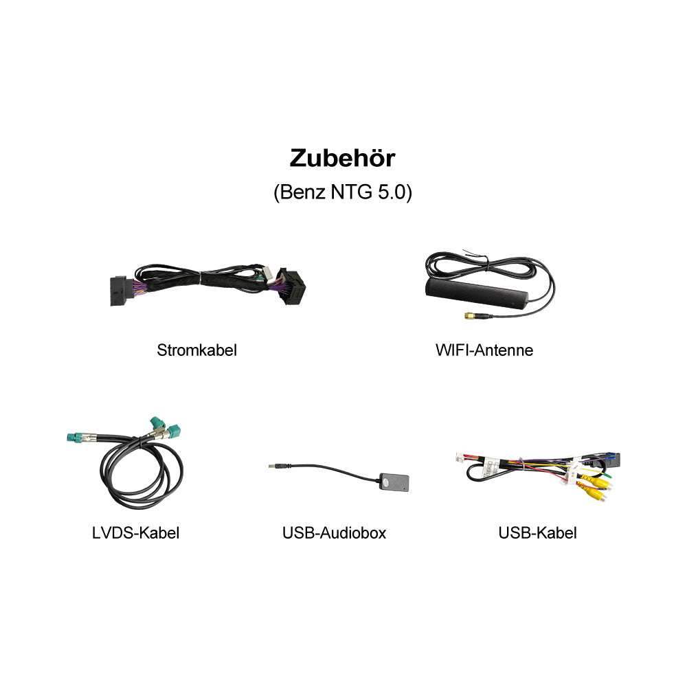 Mercedes Benz Drahtlose Carplay Android Auto Nachrüst Box für NTG4.5 NTG5.0 2013-2017 - Ewaying DEUTSCHLAND