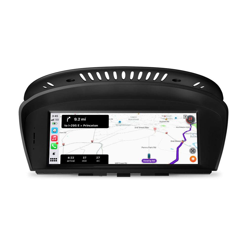 8,8 "drahtlose Apple CarPlay + Android Auto GPS Navigation Head Unit für BMW Serie 3 5 E60 E61 E63 E64 M6 E90 E91 E92 E93 M3.
