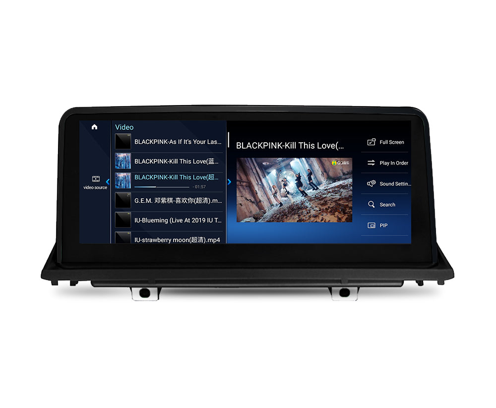 10.25" Touch Schirm GPS Navigation Autoradio Multimedia Station Android 12 Octa-Core 8G+128G für BMW X5/X6 E70 E71 E72 - Ewaying DEUTSCHLAND