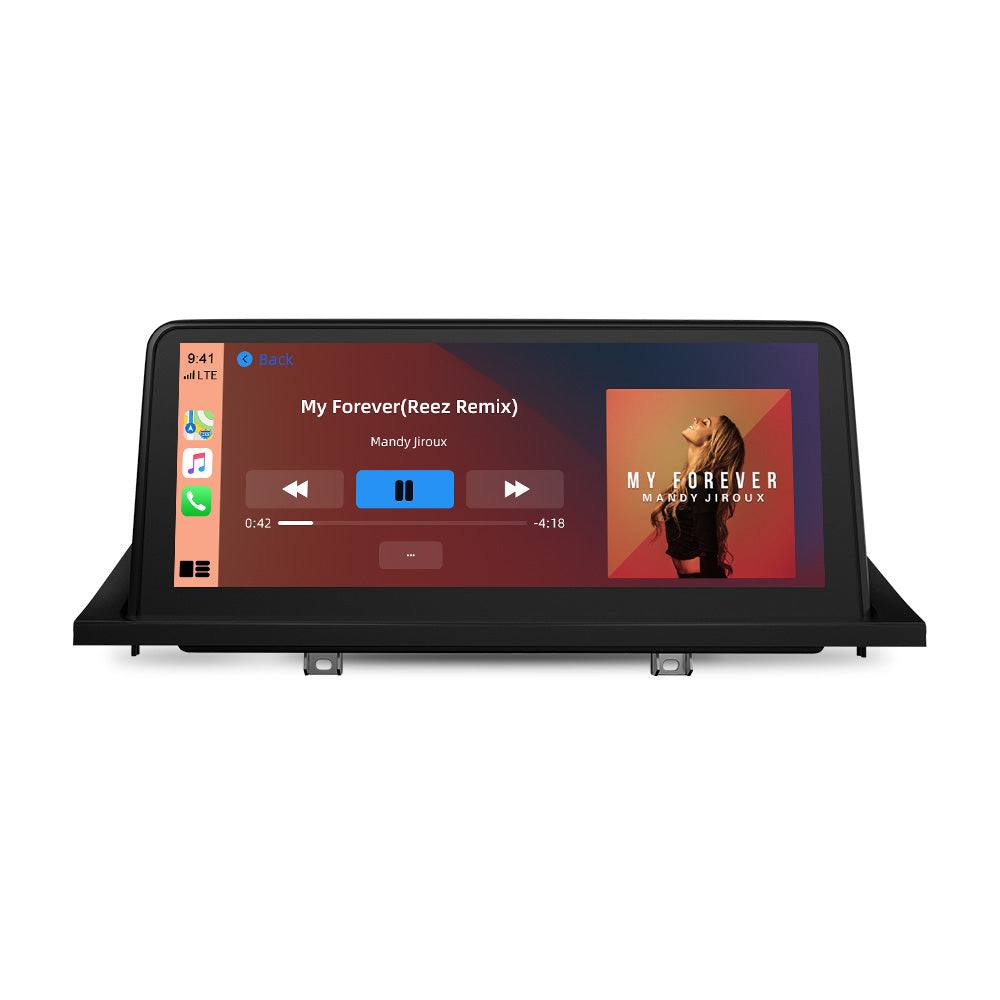 10,25 "kabelloses Apple CarPlay + Android Auto für BMW X5 X6 E70 E71 E72 CCC / CIC GPS-Navigation Head Unit.