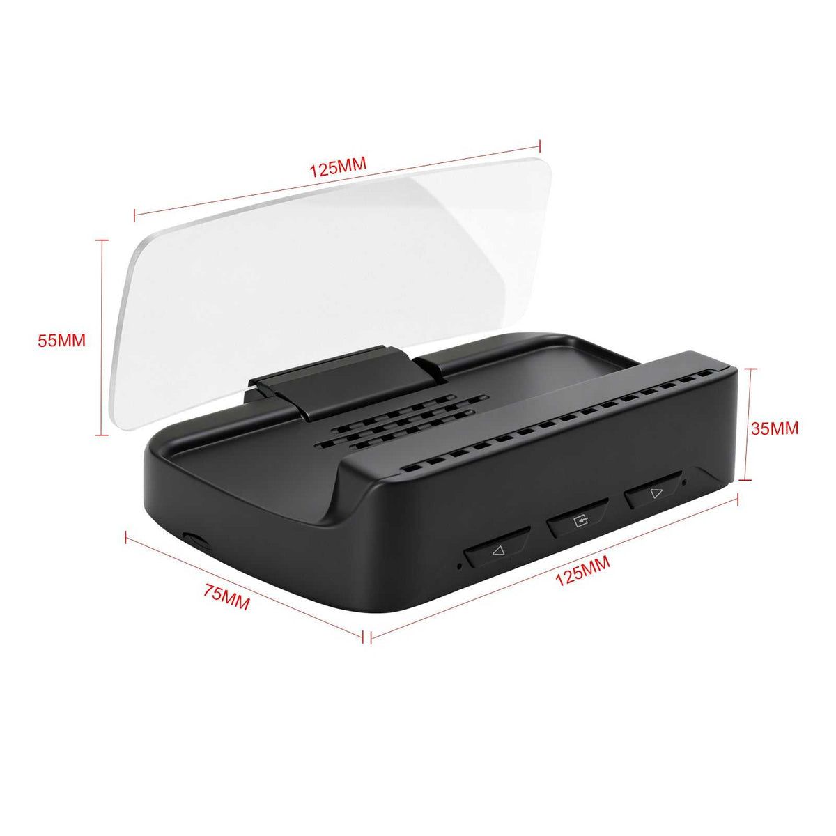 VIVIHUD V3 SE Head-up Display Kabelloses CarPlay Und Android Auto Hochauflösende Projektionsnavigation Bluetooth Musiksteuerung