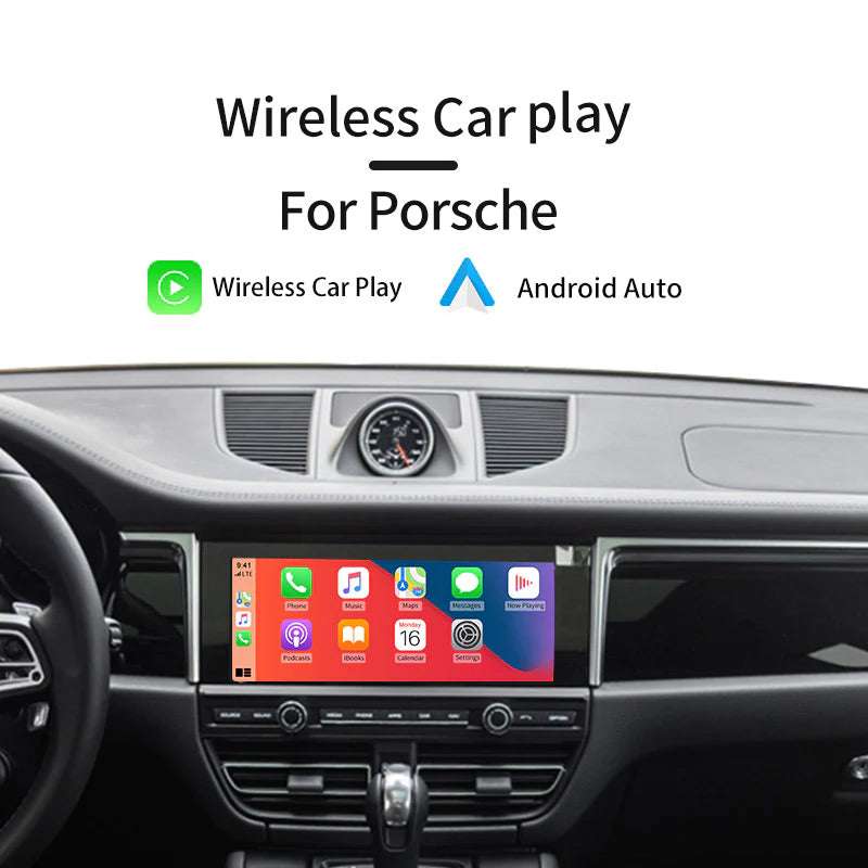 Wireless Carplay Android Auto Für Porsche 911 Boxster Cayman Macan Cayenne Panamera PCM3.1 4.0 2011 ~ 2018 Modulbox.