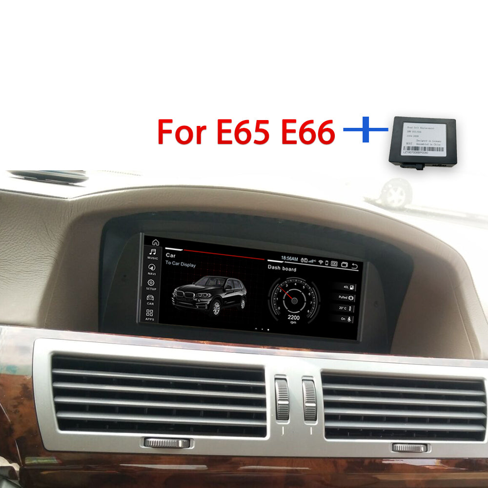 8,8" IPS Bildschirm Auto MultiMedia Player GPS Navigation Android 9.0 PX6 Sechs Kern für BMW 7er 2002-2008 E65 E66 - Ewaying DEUTSCHLAND